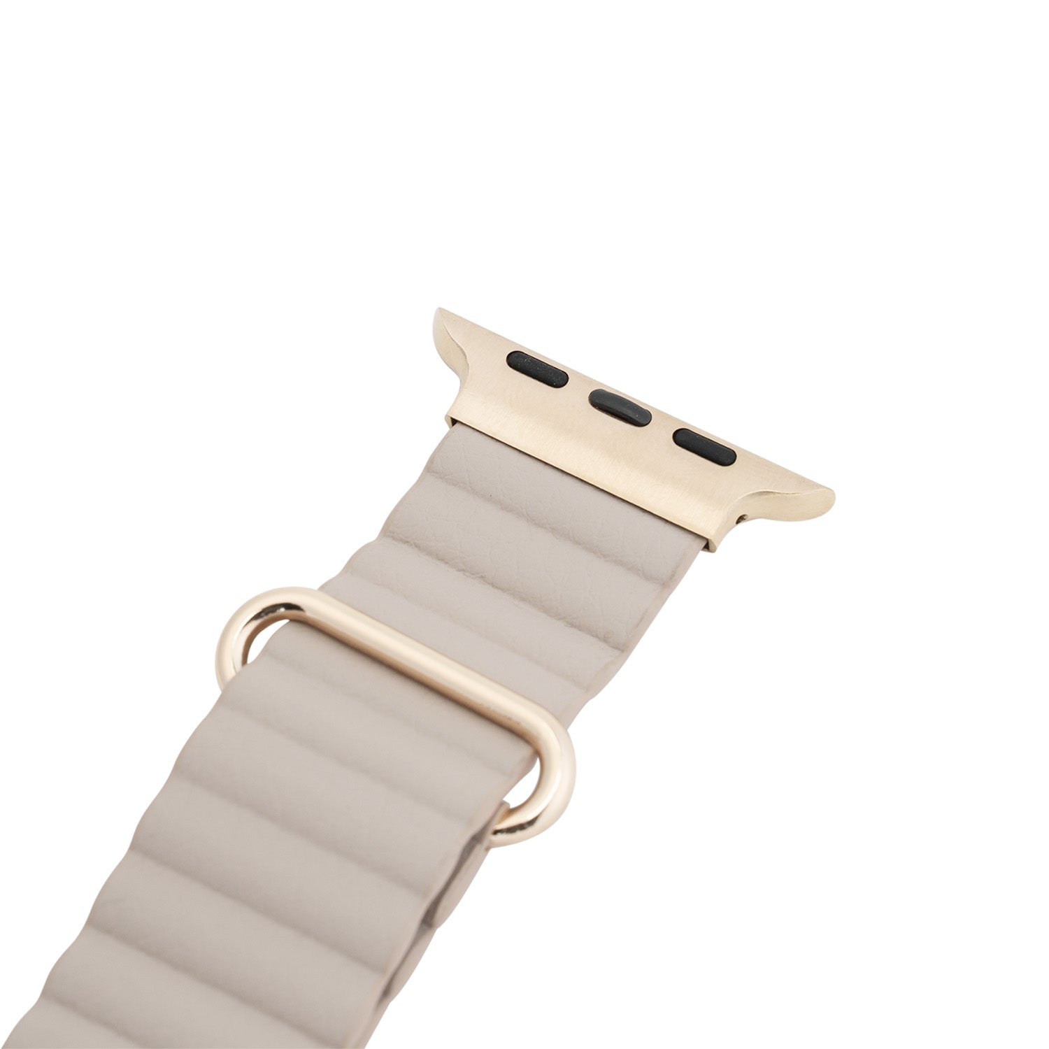 Apple Watch Kunstlederarmband Khaki