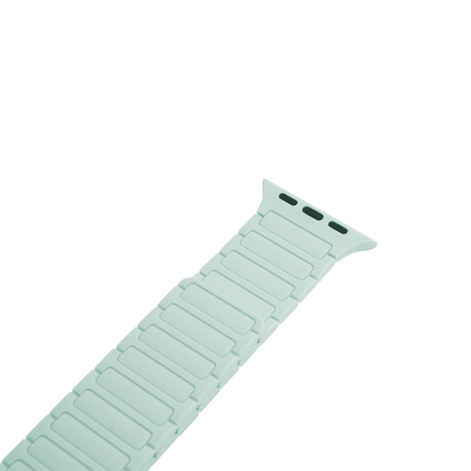 Apple Watch Magnetarmband aus Silikon Mint Grün
