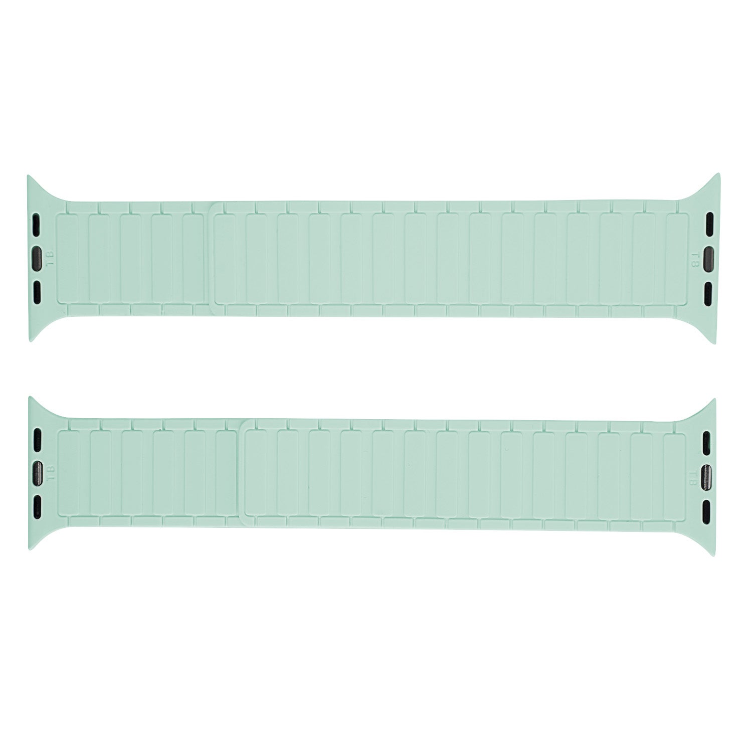 Apple Watch Magnetarmband aus Silikon Mint Grün