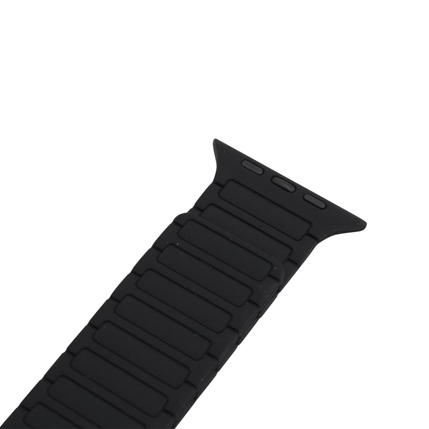 Apple Watch Magnetarmband aus Silikon Schwarz