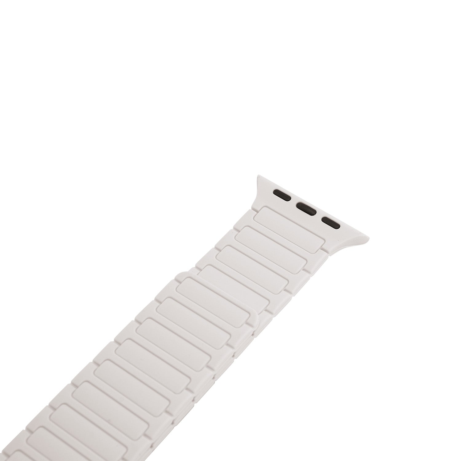 Apple Watch Magnetarmband aus Silikon hell Beige