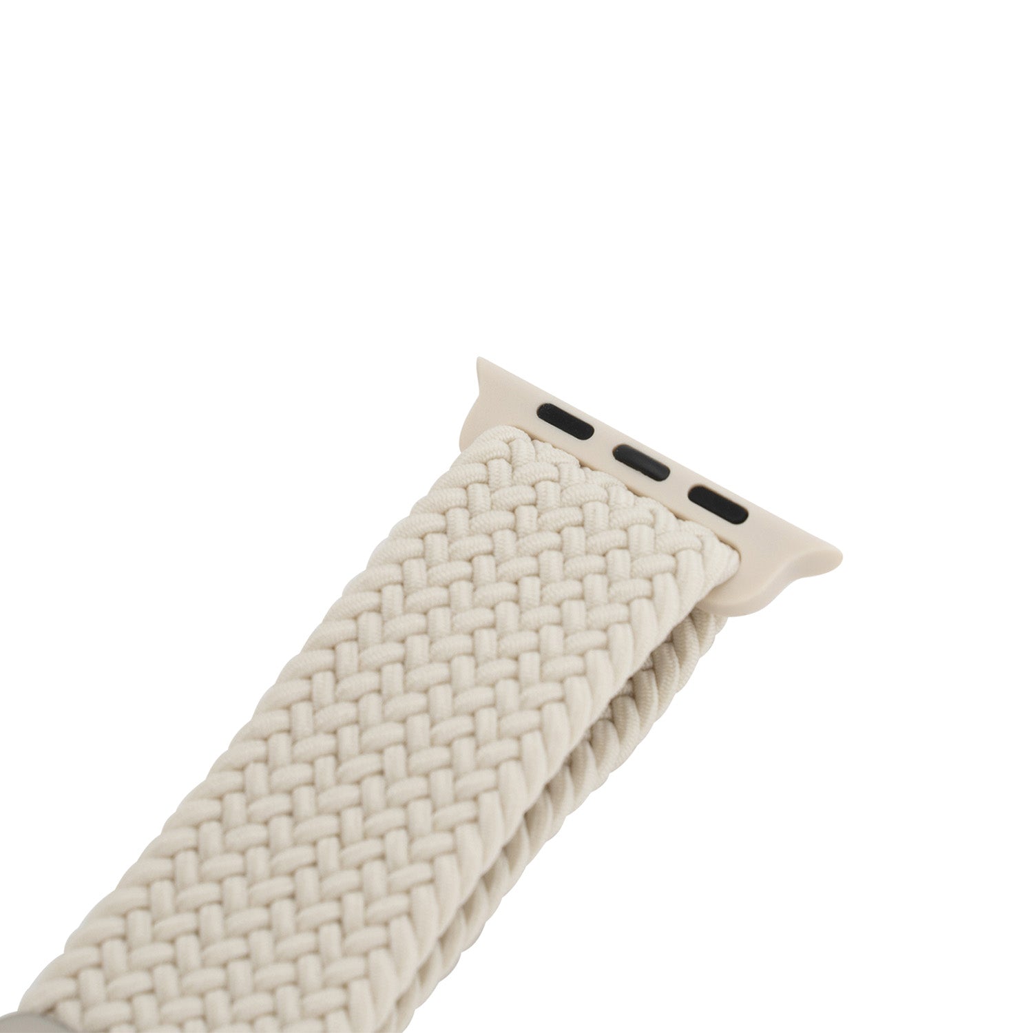 Apple Watch geflochtenes Armband hell beige