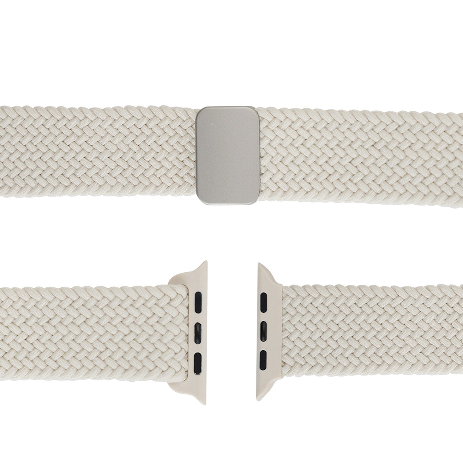 Apple Watch geflochtenes Armband hell beige
