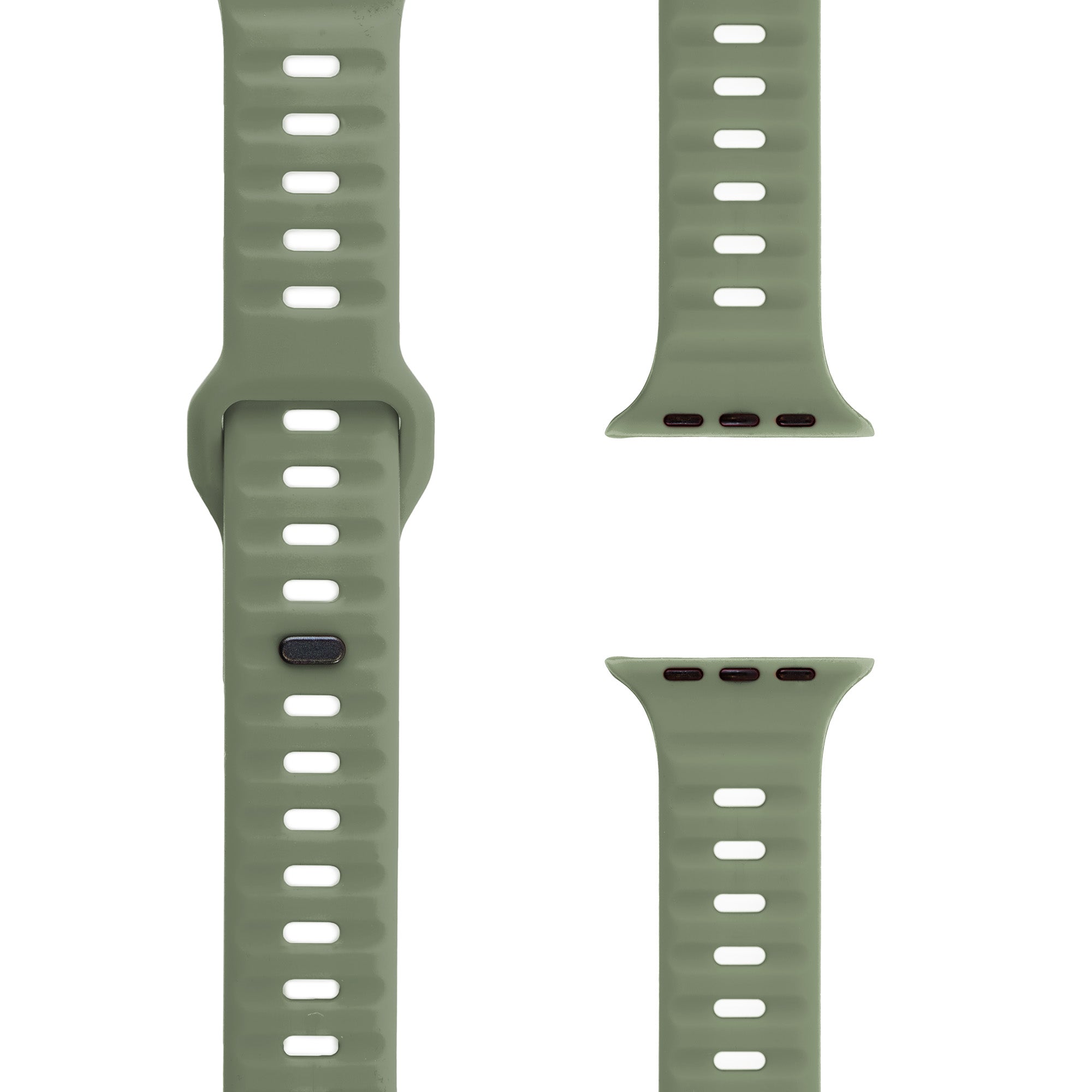 Apple Watch Silikonarmband Army green