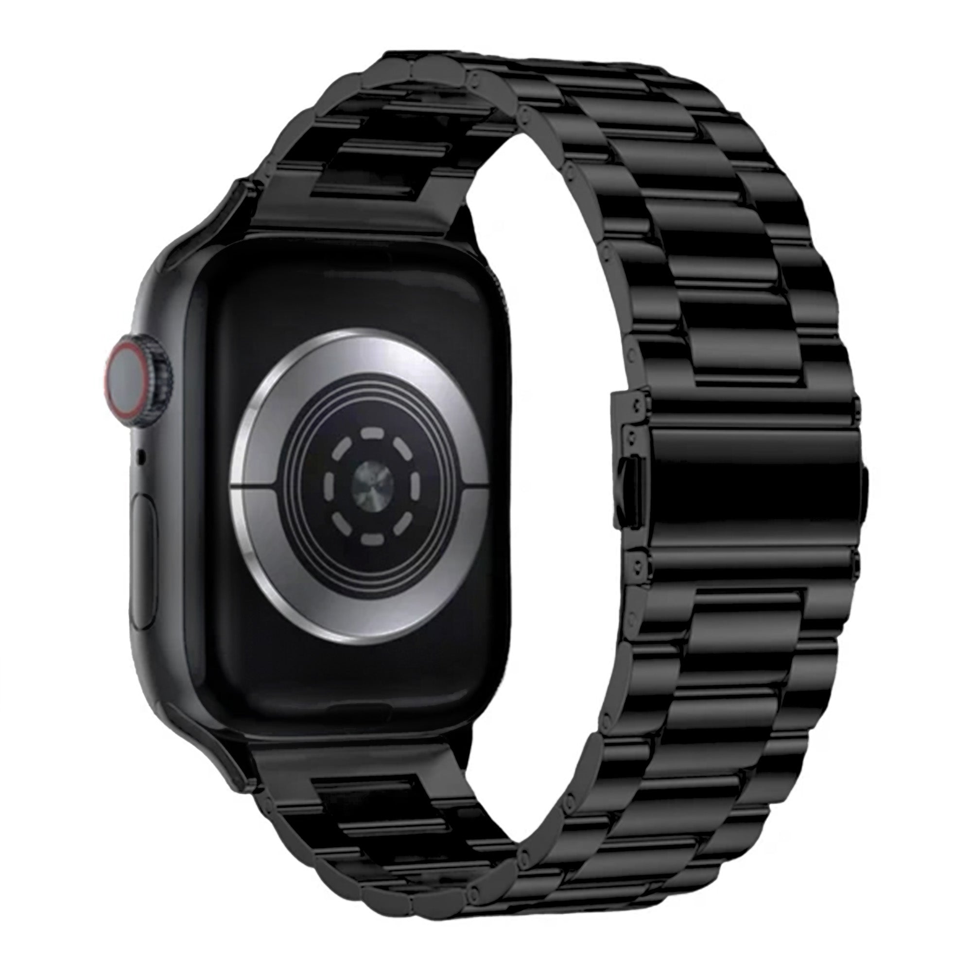 Apple Watch Edelstahl Armband Schwarz