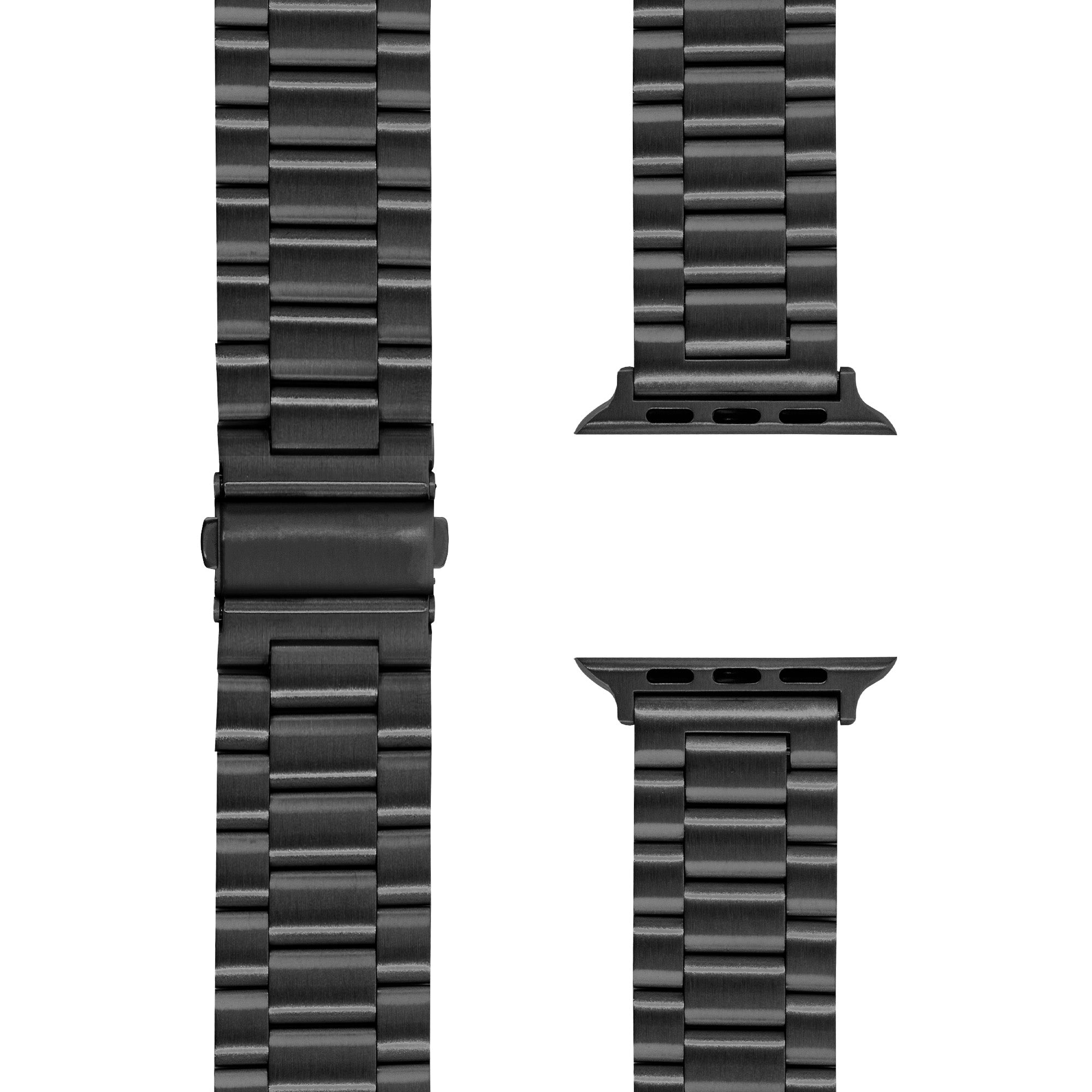 Apple Watch Edelstahl Armband Schwarz