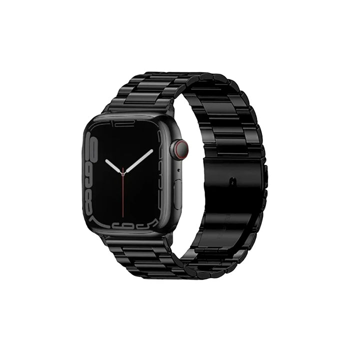 Apple Watch Edelstahl Armband Schwarz