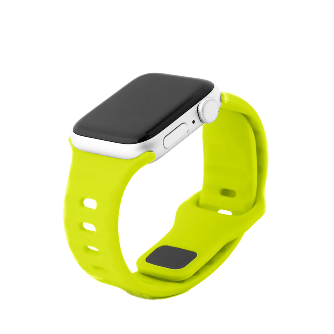 Apple Watch Silikonarmband Fluorescent green