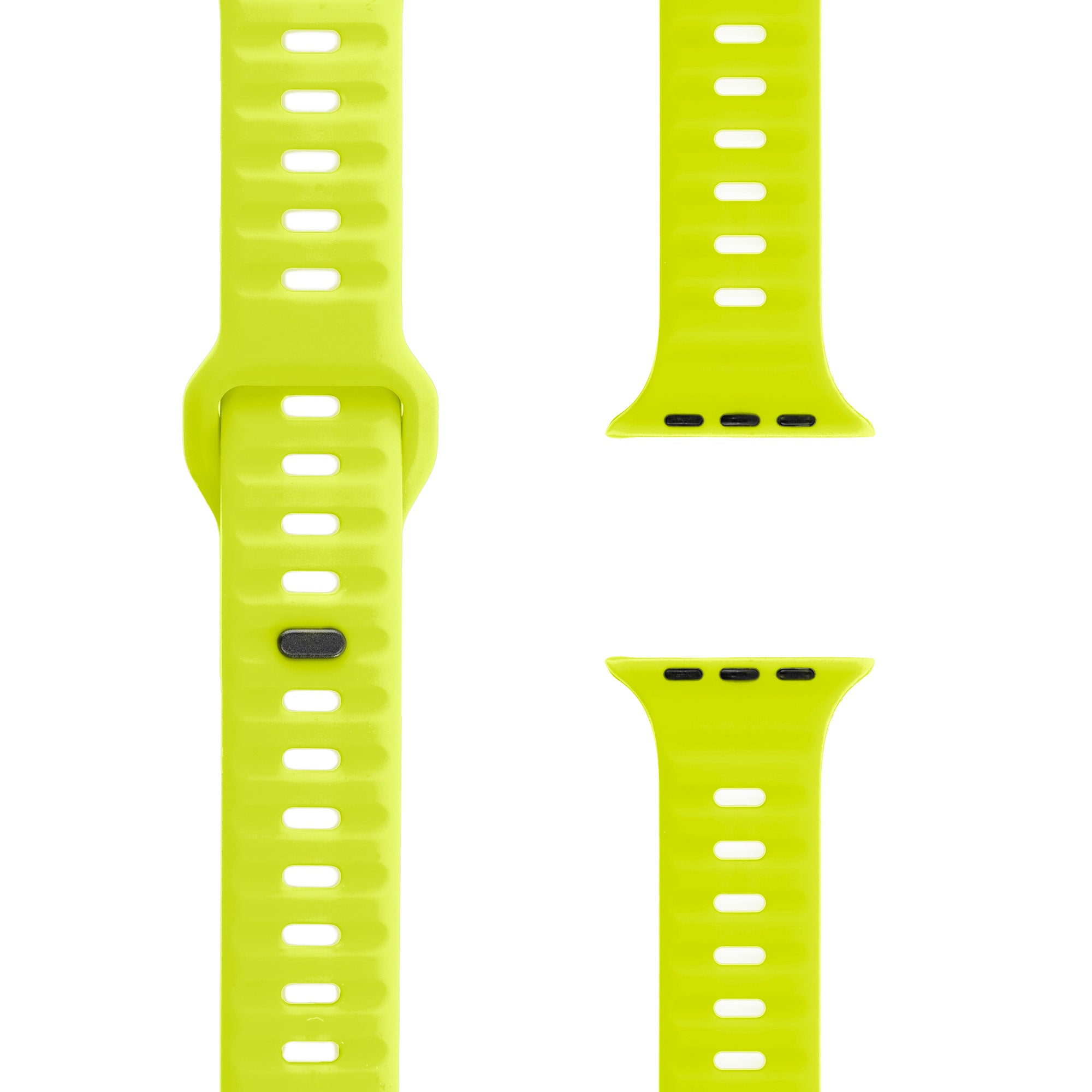 Apple Watch Silikonarmband Fluorescent green