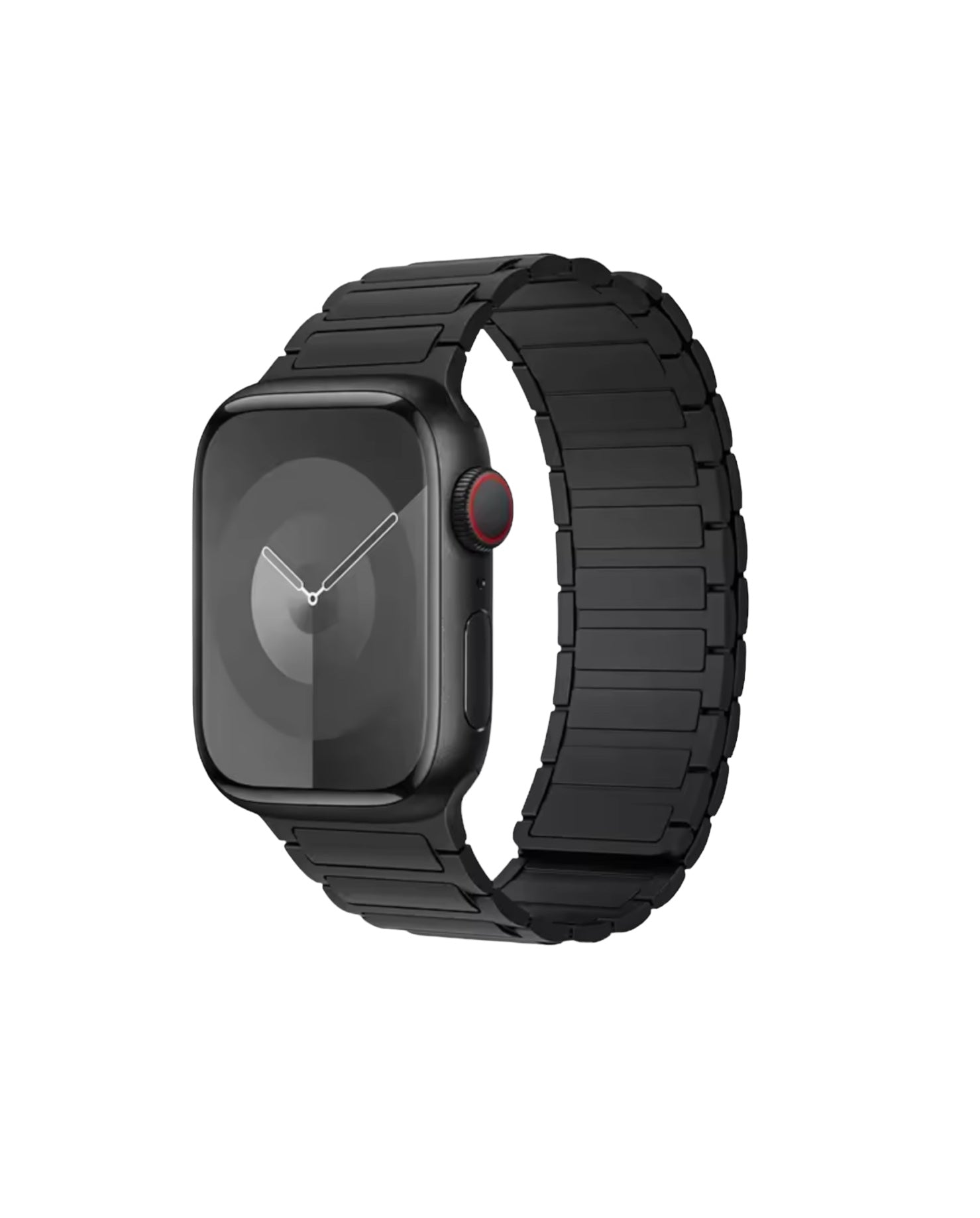 Apple Watch Magnetarmband aus Silikon Schwarz