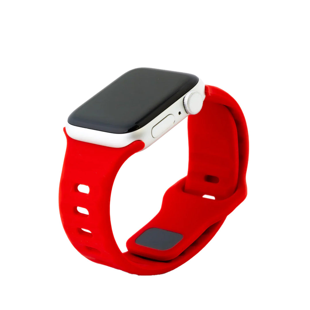 Apple Watch Silikonarmband Deep Red
