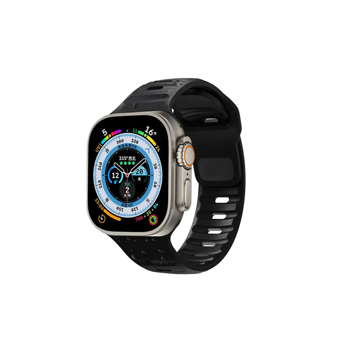 Apple Watch Silikonarmband Black