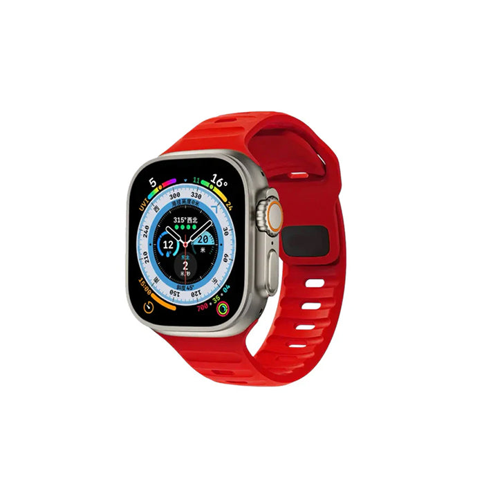 Apple Watch Silikonarmband Deep Red