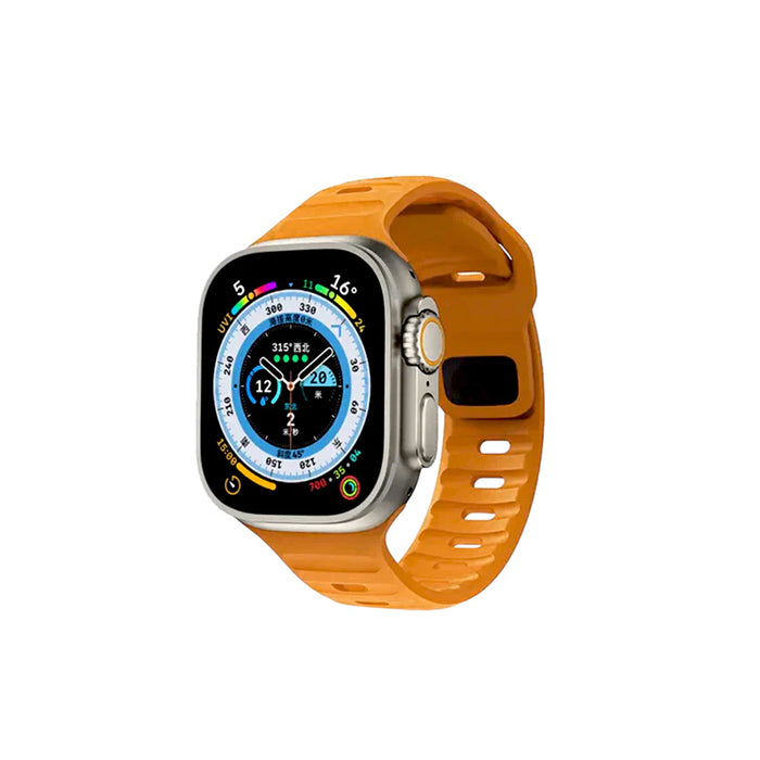 Apple Watch Silikonarmband Orange