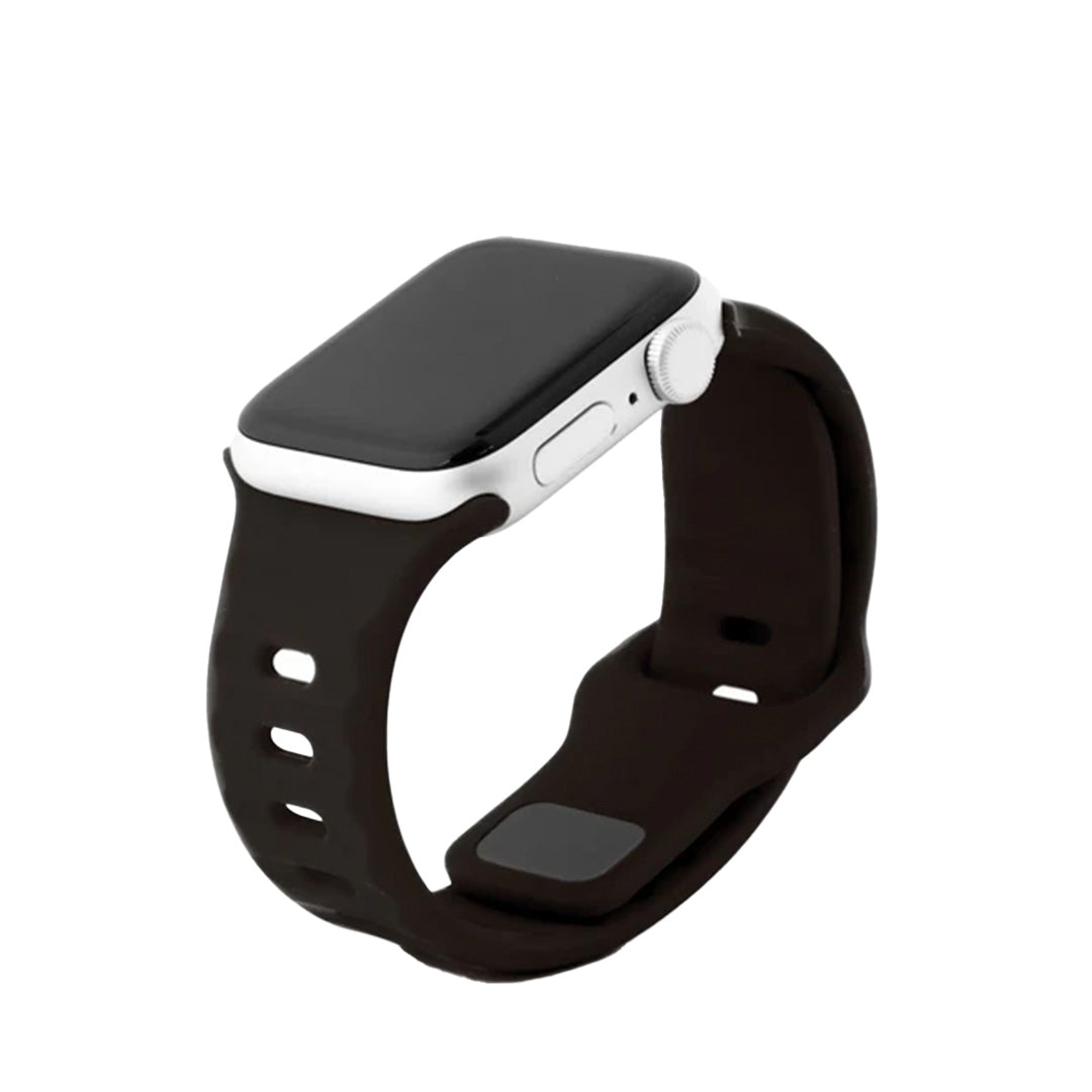 Apple Watch Silikonarmband Black