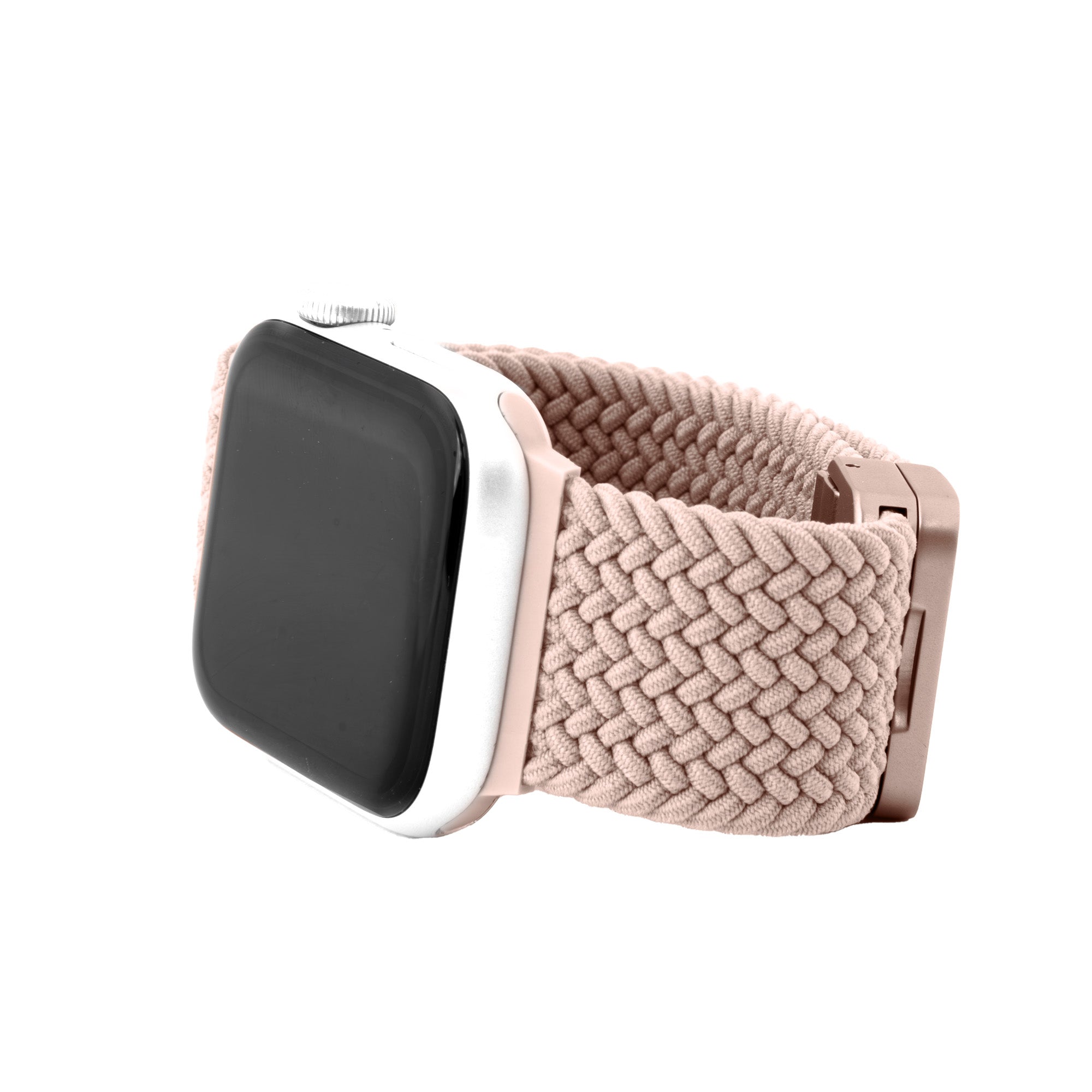 Black apple watch with pink sand band online